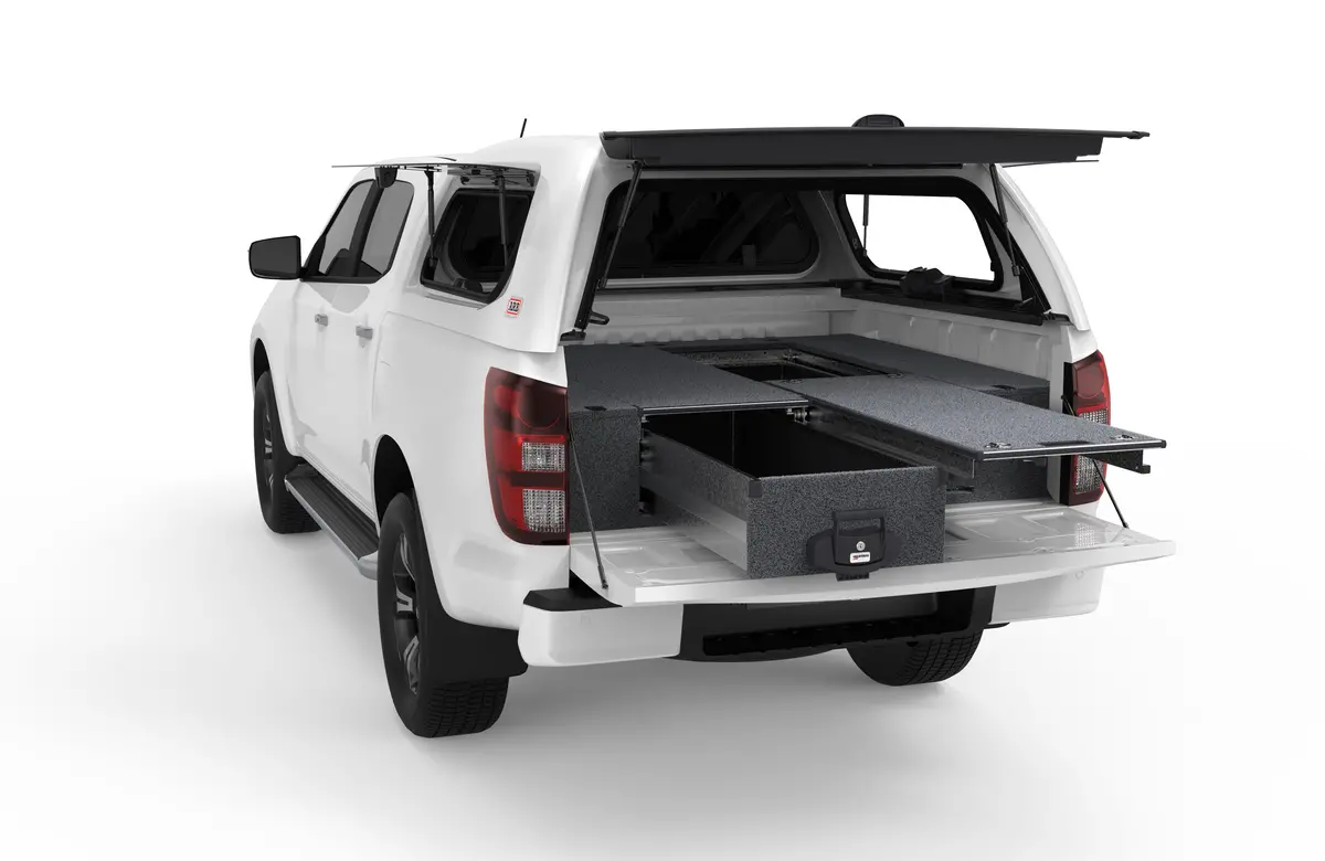 Mazda Bt-50 (2020-2027) 4Wd Interiors Single Roller Floor Drawers Dual Cab 1