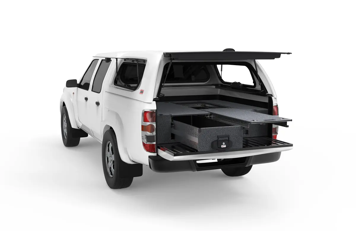 Mazda Bt-50 (2007-2011) 4Wd Interiors Single Roller Floor Drawers Dual Cab 1