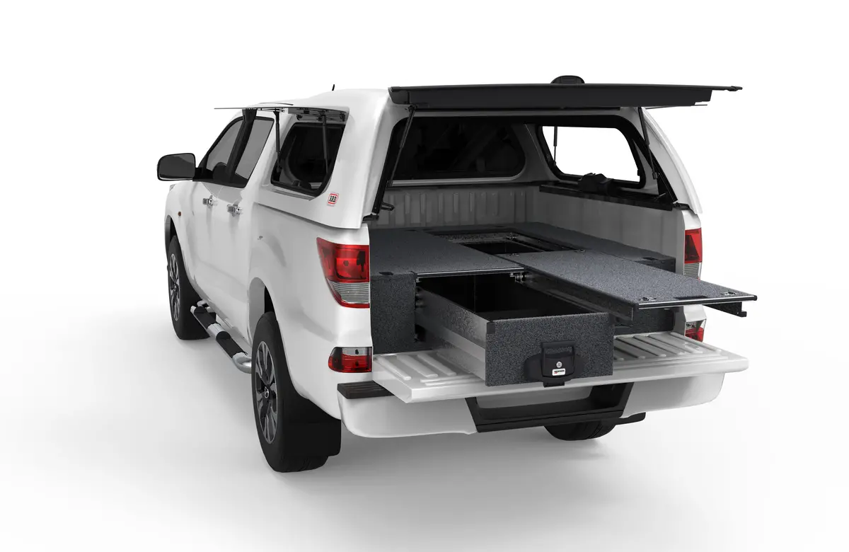 Mazda Bt-50 (2011-2020) 4Wd Interiors Single Roller Floor Drawers Dual Cab 1