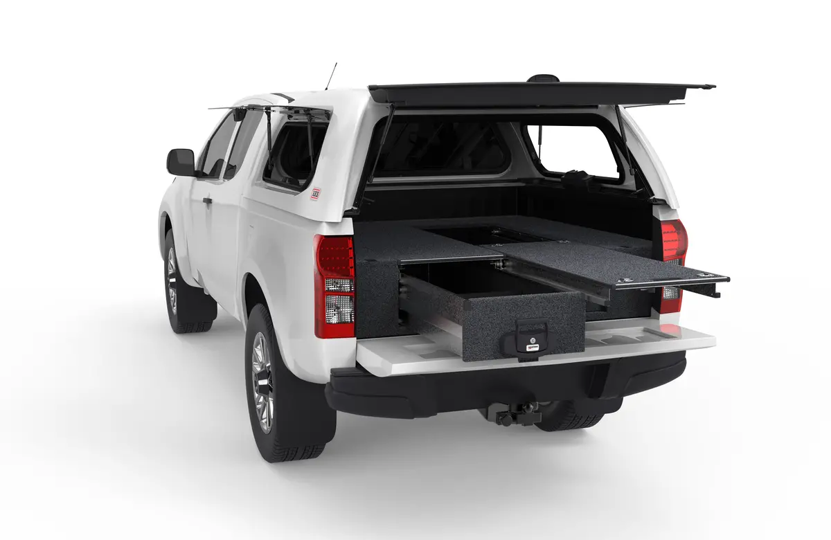 Isuzu D-Max (2012-2020) Tf 4Wd Interiors Single Roller Floor Drawers Space Cab/Extra Cab 1