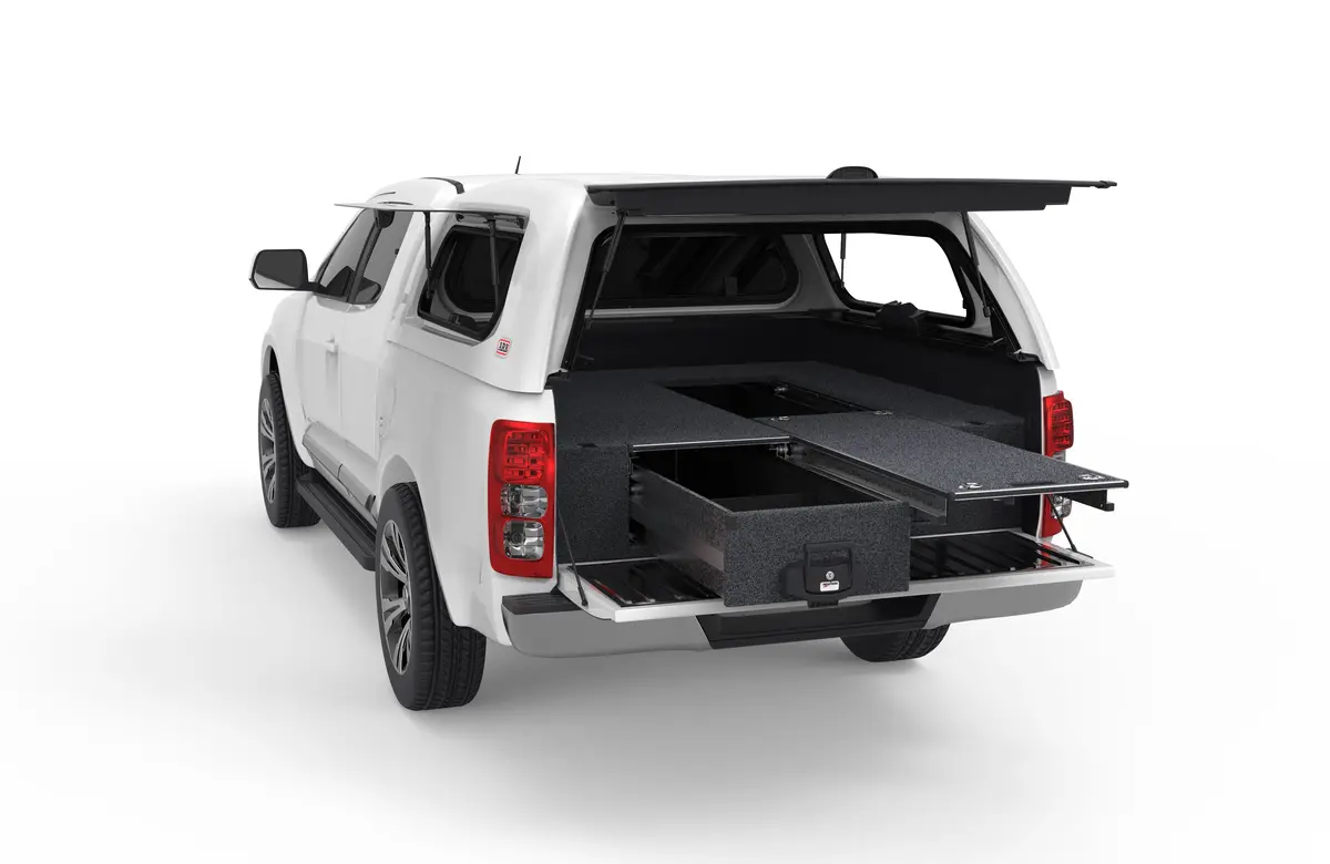 Holden Colorado (2012-2020) Rg 4Wd Interiors Single Roller Floor Drawers Space Cab/Extra Cab 1