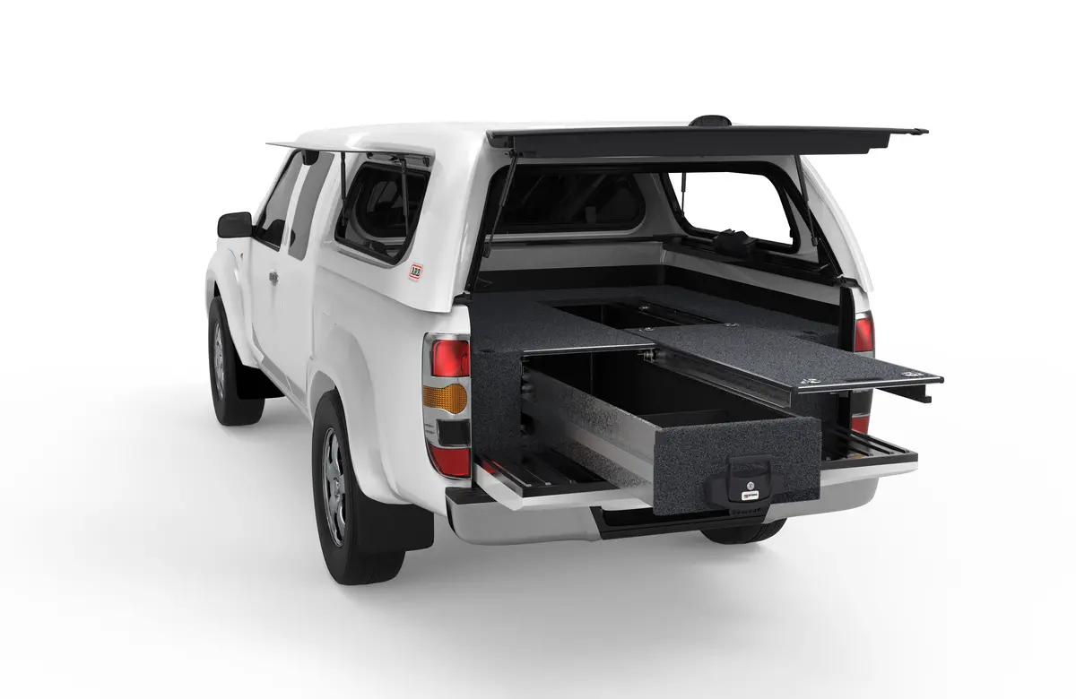 Mazda Bt-50 (2006-2011) 4Wd Interiors Single Roller Floor Drawers Super Cab/Extra Cab 1
