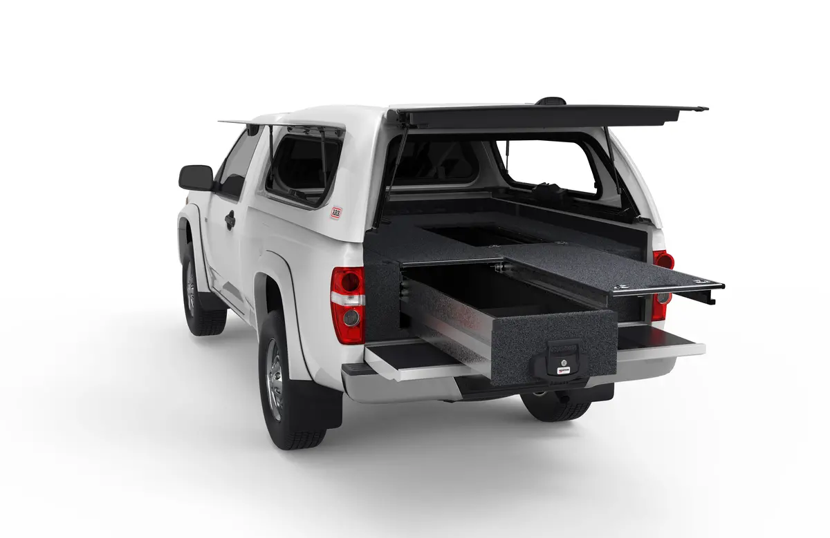 Holden Colorado (2002-2012) 4Wd Interiors Single Roller Floor Drawers Single Cab 1