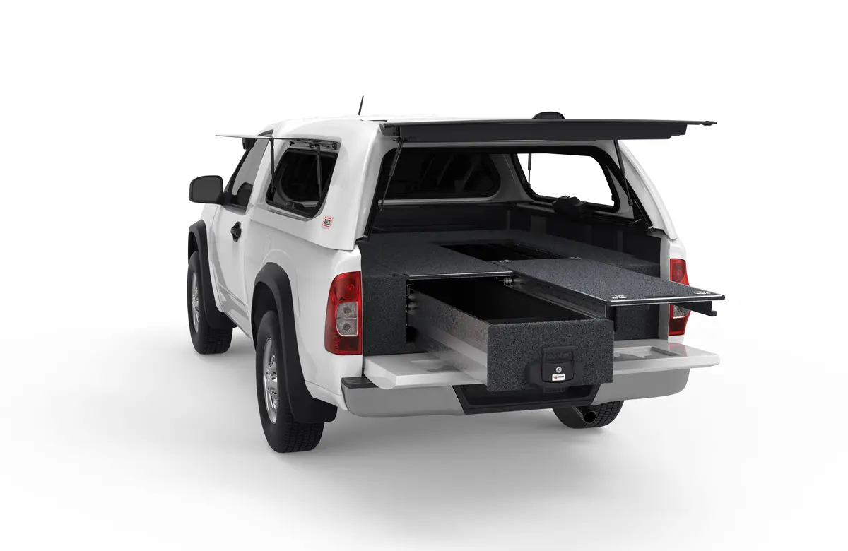 Holden Rodeo (2002-2012) 4Wd Interiors Single Roller Floor Drawers Single Cab 1