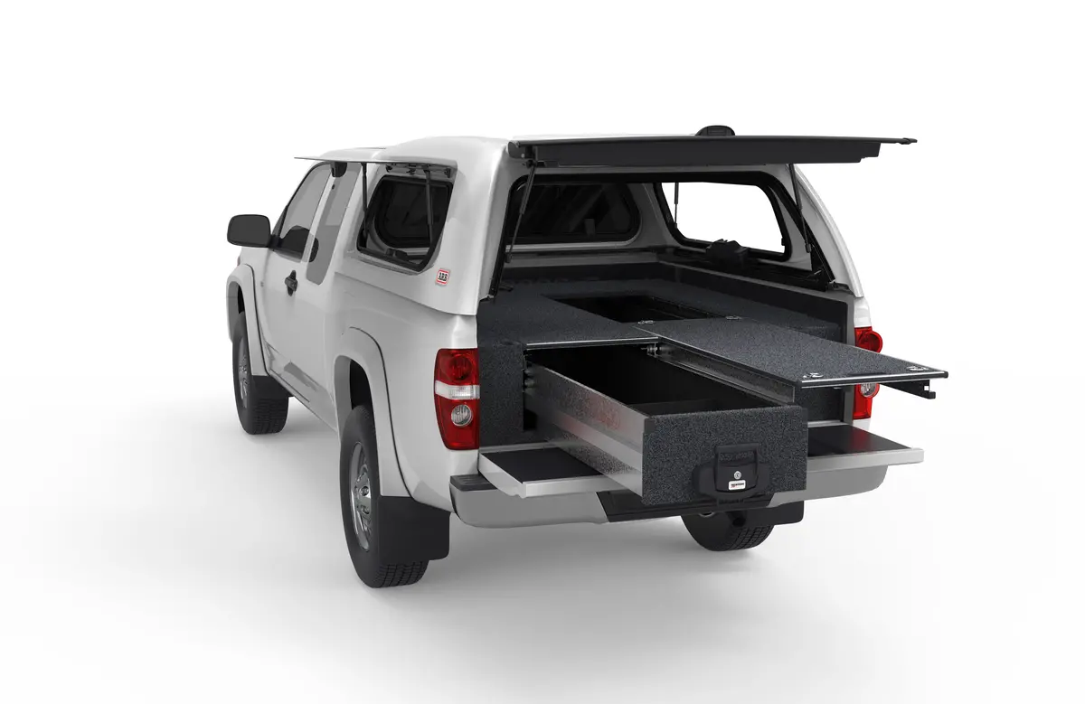Holden Colorado (2002-2012) 4Wd Interiors Single Roller Floor Drawers Extra Cab 1