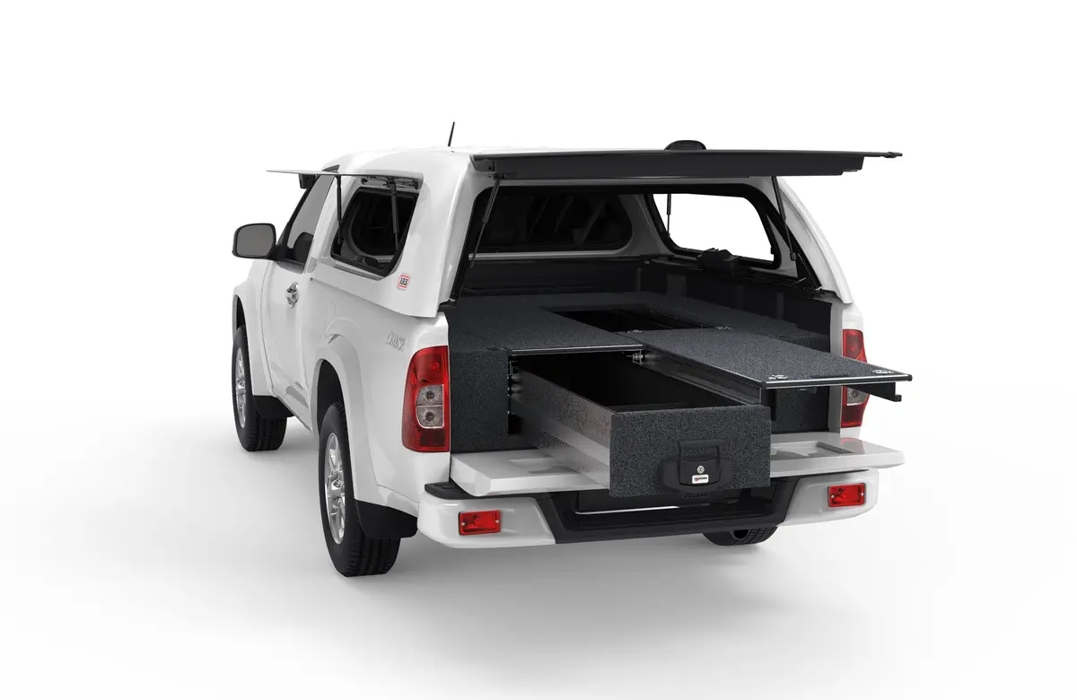 Isuzu D-Max (2002-2012) 4Wd Interiors Single Roller Floor Drawers Single Cab 1
