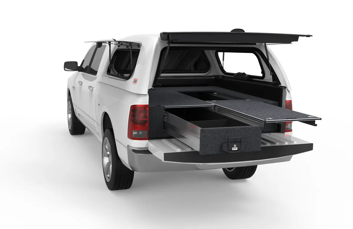 Ram 1500 (2021-2026) Dt 4Wd Interiors Single Roller Floor Drawers Express Quad Cab 1