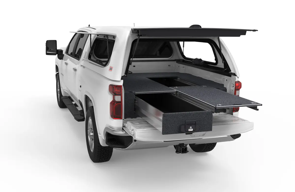 Chevrolet Silverado 2500 (2020-2027) 4Wd Interiors Single Roller Floor Drawers 1