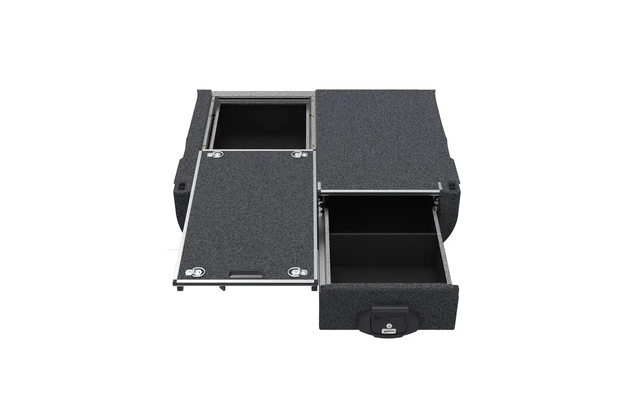 Isuzu Mu-X (2021-2027) 4Wd Interiors Single Roller Floor Drawers 2