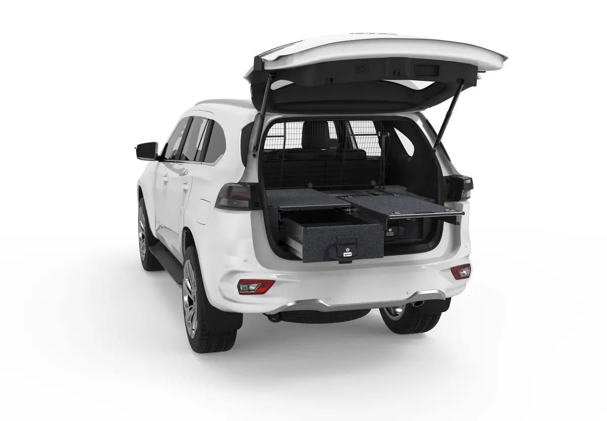 Isuzu Mu-X (2014-2021) 4Wd Interiors Single Roller Floor Drawers 1