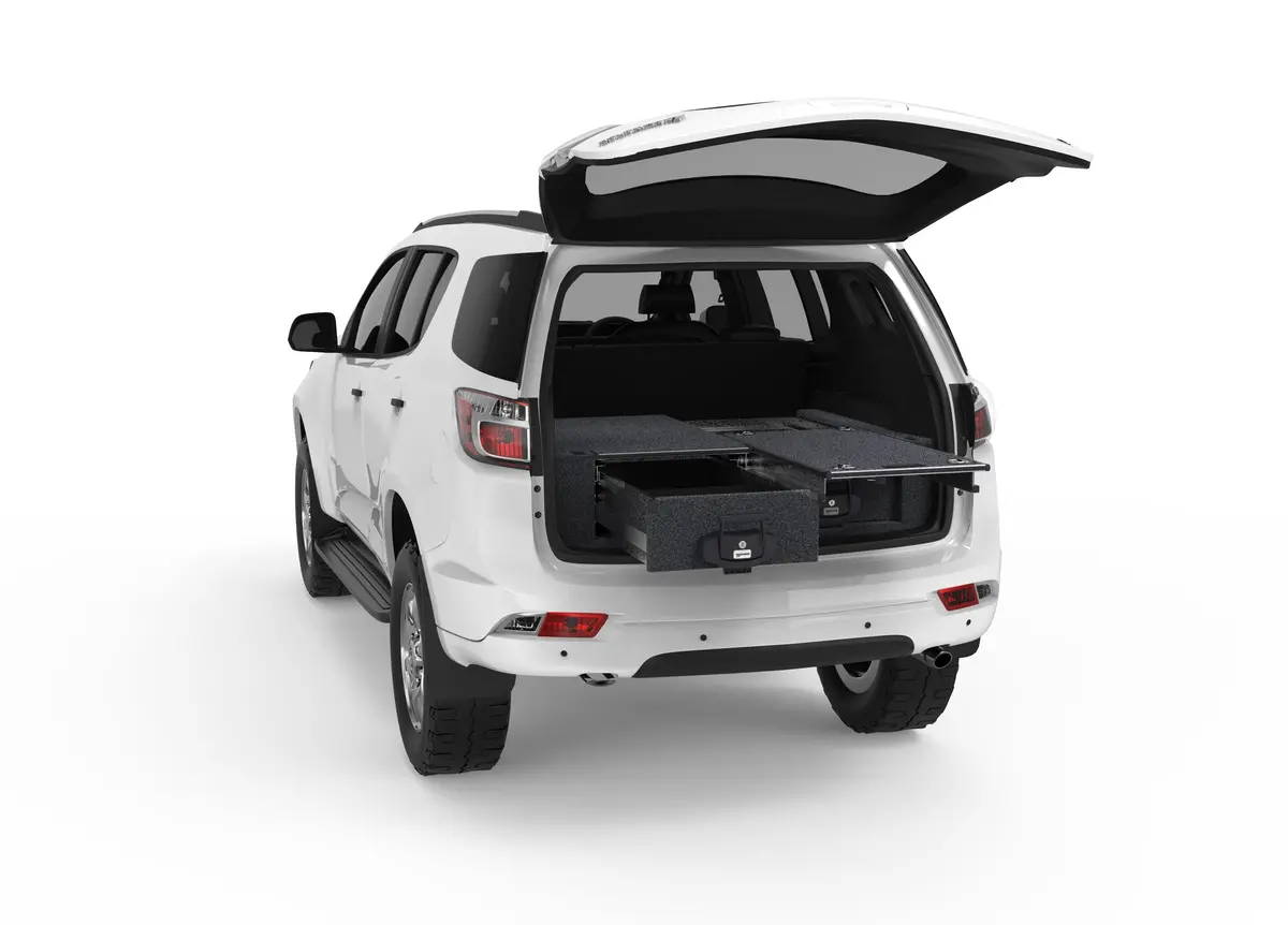 Holden Colorado 7 (2014-2020) Trailblazer 4Wd Interiors Single Roller Floor Drawers Wagon 1