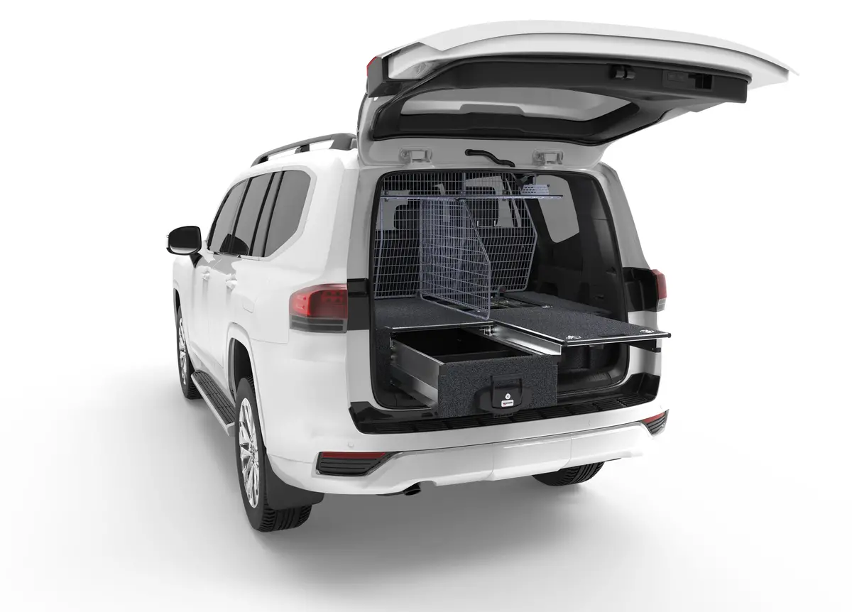 Toyota Landcruiser 300 Series (2021-2025) 5 Seat 4Wd Interiors Single Roller Floor Drawers 1