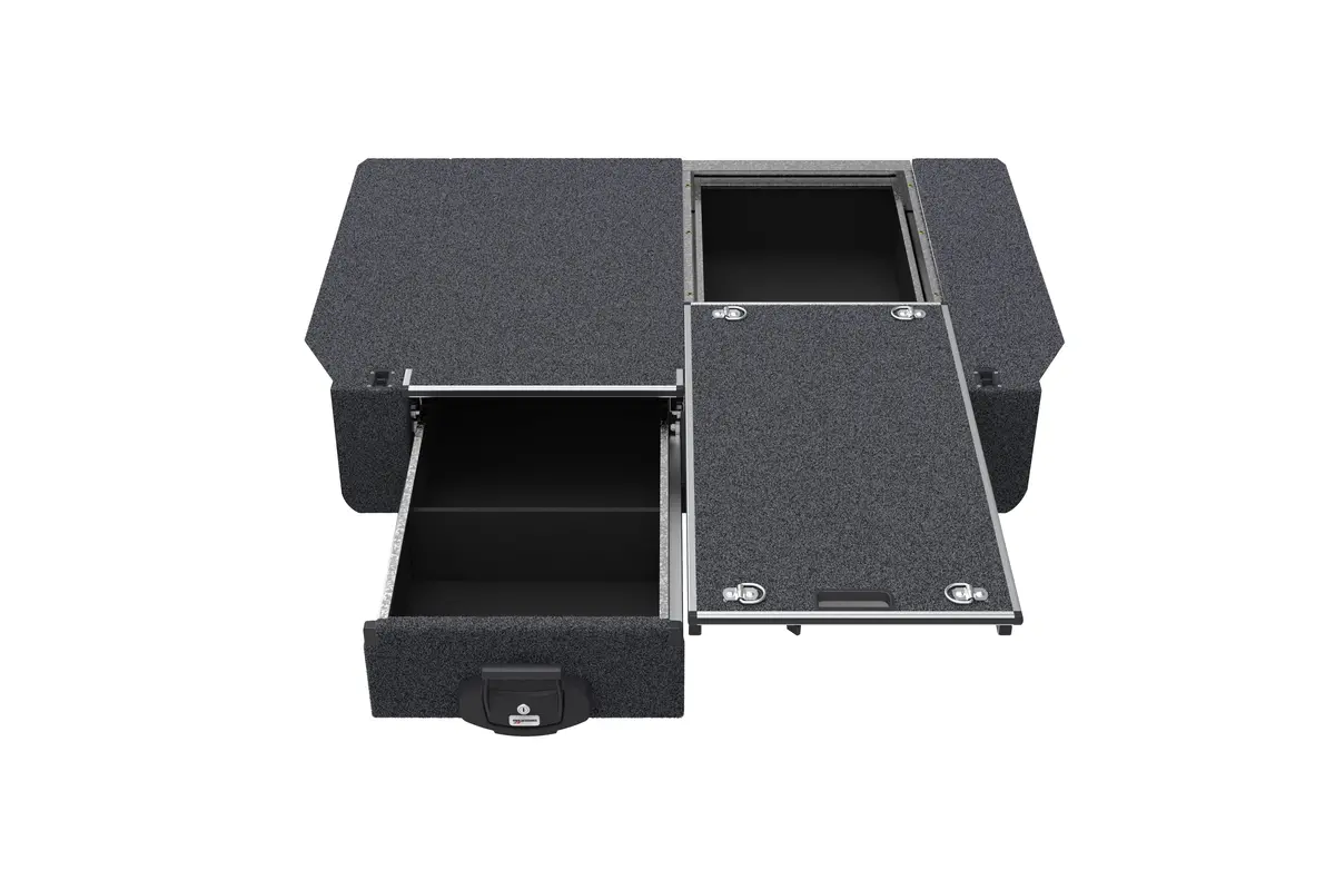 Toyota Landcruiser 80 Series (1990-1994) Standard 4Wd Interiors Single Roller Floor Drawers 2