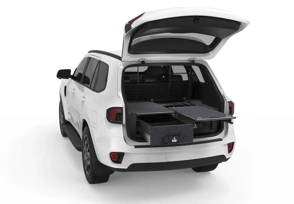 Ford Everest (2022-2027) 4Wd Interiors Single Roller Floor Drawers 1