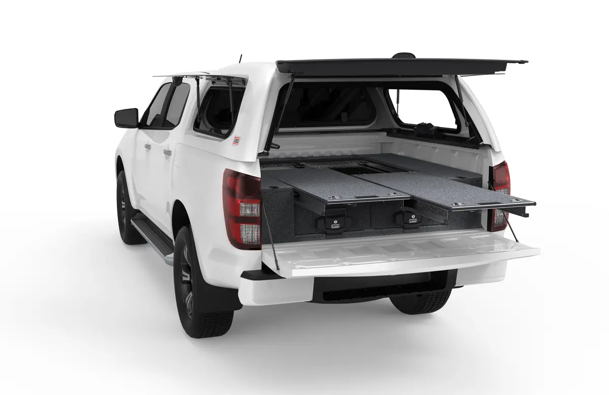 Mazda Bt-50 (2020-2027) 4Wd Interiors Dual Roller Floor Drawers Dual Cab 1
