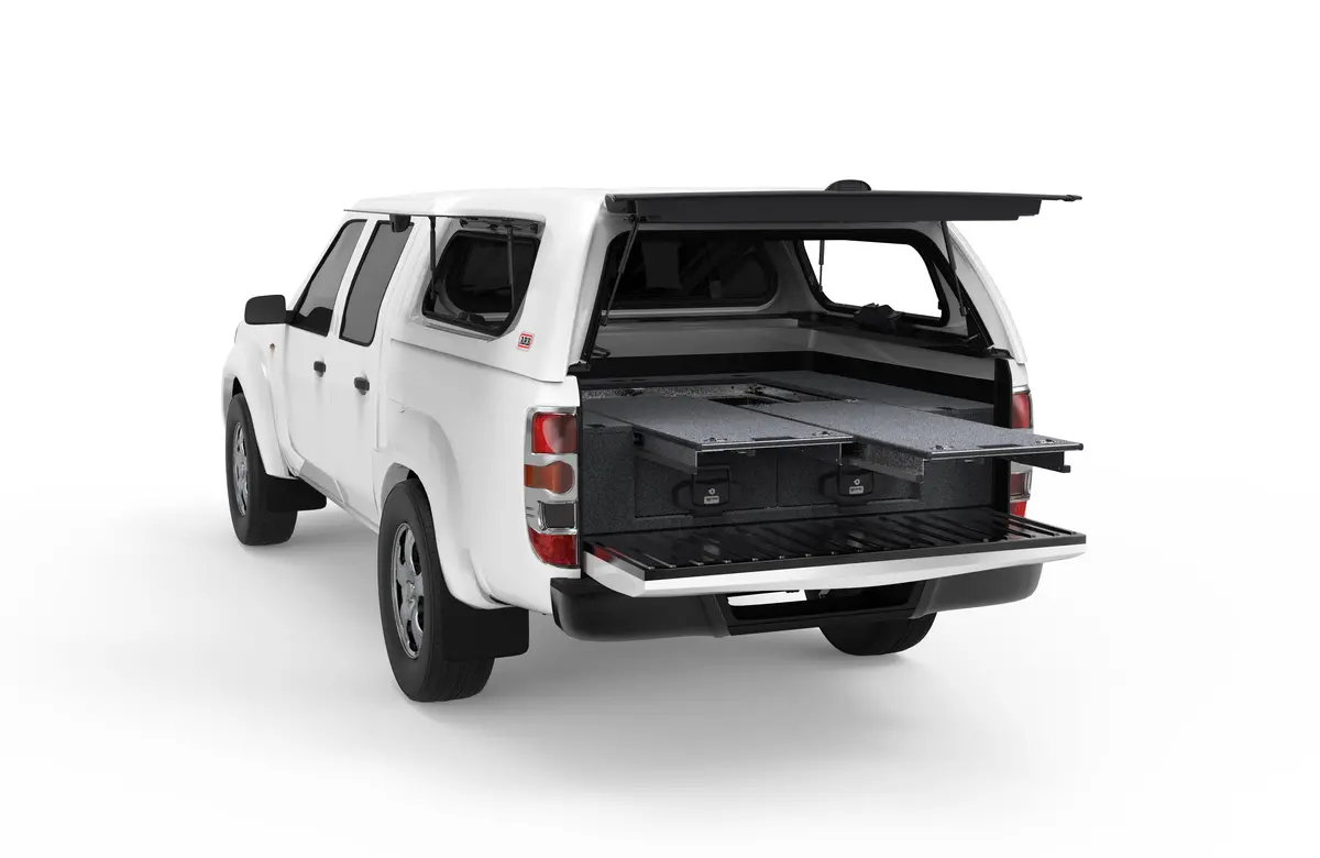 Mazda Bt-50 (2007-2011) 4Wd Interiors Dual Roller Floor Drawers Dual Cab 1