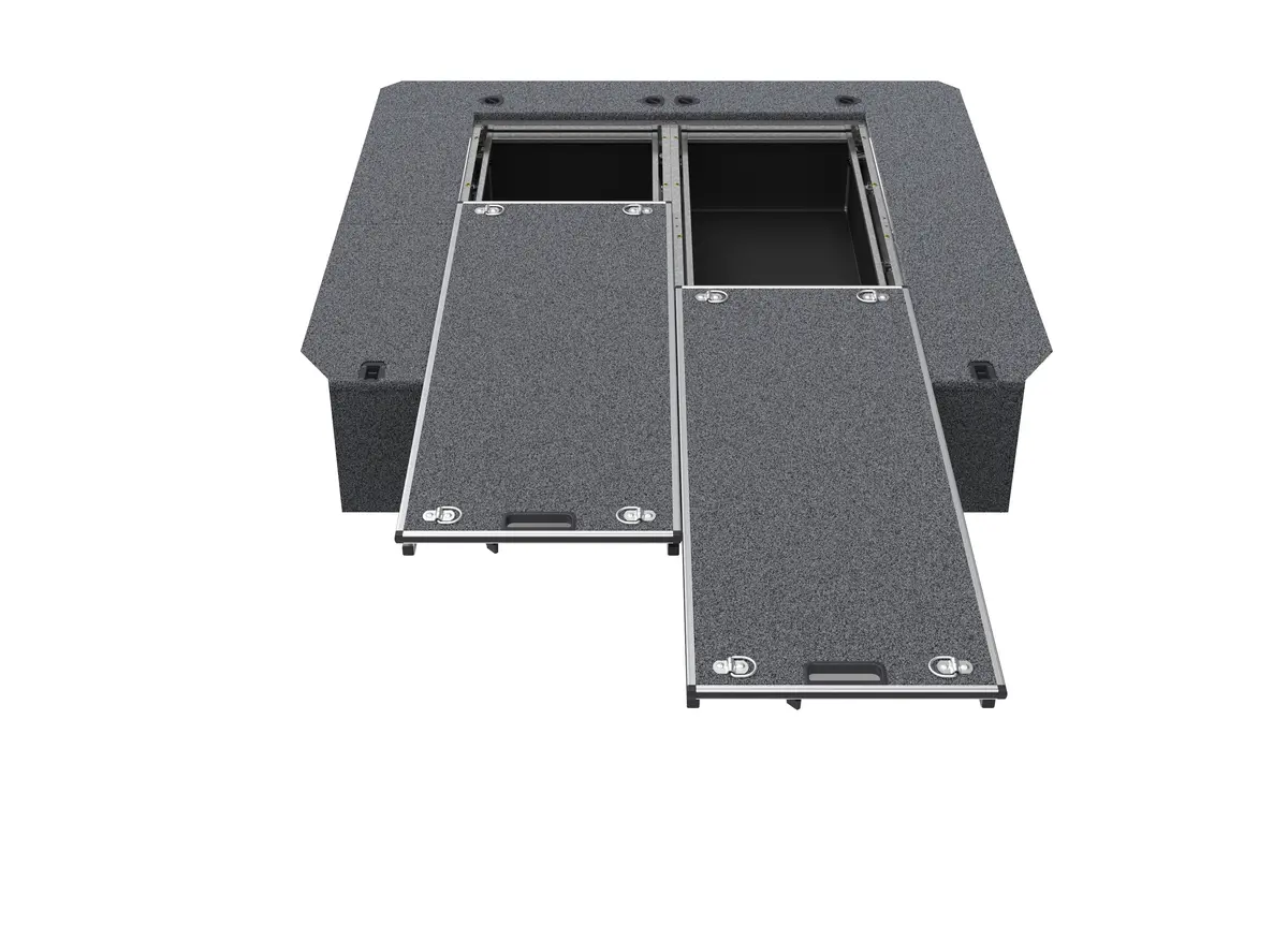 Mazda Bt-50 (2007-2011) 4Wd Interiors Dual Roller Floor Drawers Dual Cab 2