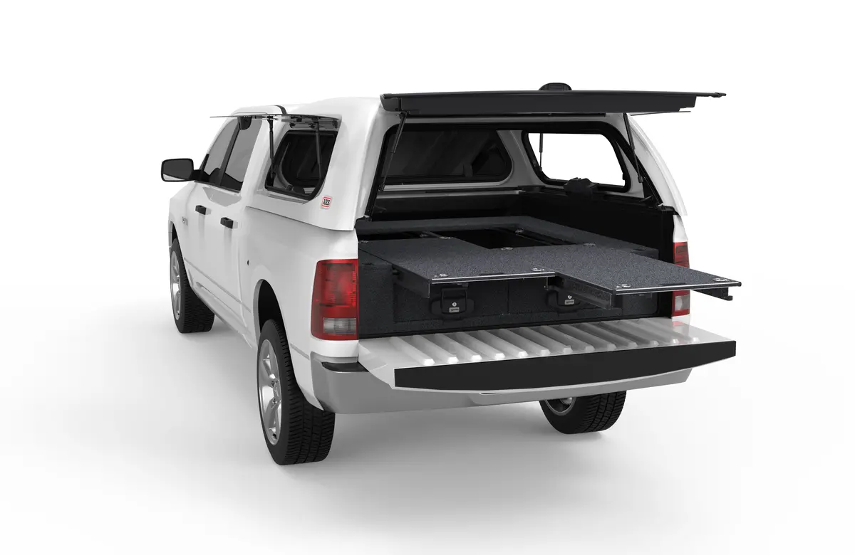 Ram 1500 (2021-2026) Dt 4Wd Interiors Dual Roller Floor Drawers Express Crew Cab 1