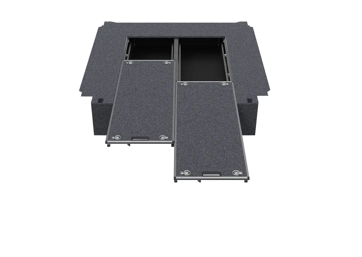 Ford Ranger (2015-2018) Pxii 4Wd Interiors Dual Roller Floor Drawers Super Cab/Extra Cab 2