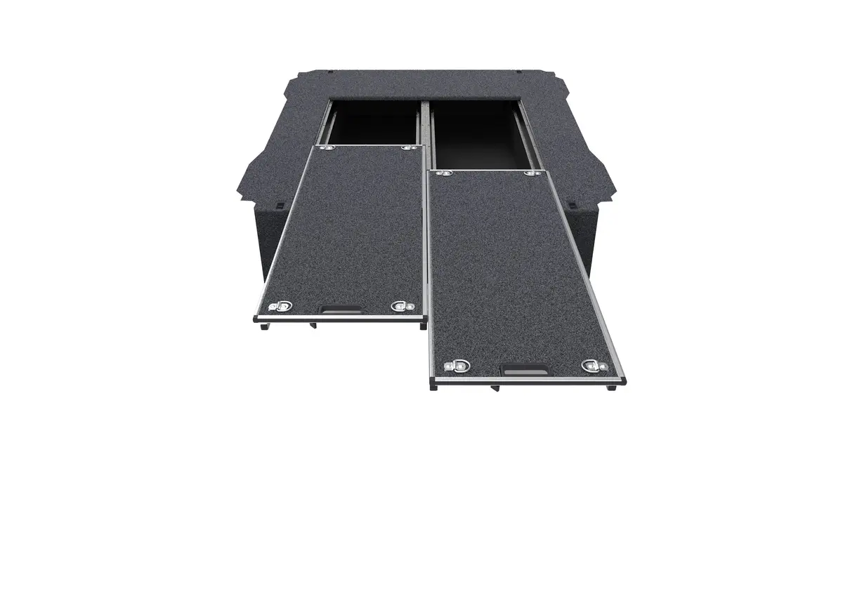 Ram 2500 (2020-2027) 4Wd Interiors Dual Roller Floor Drawers Laramie Crew Cab 2