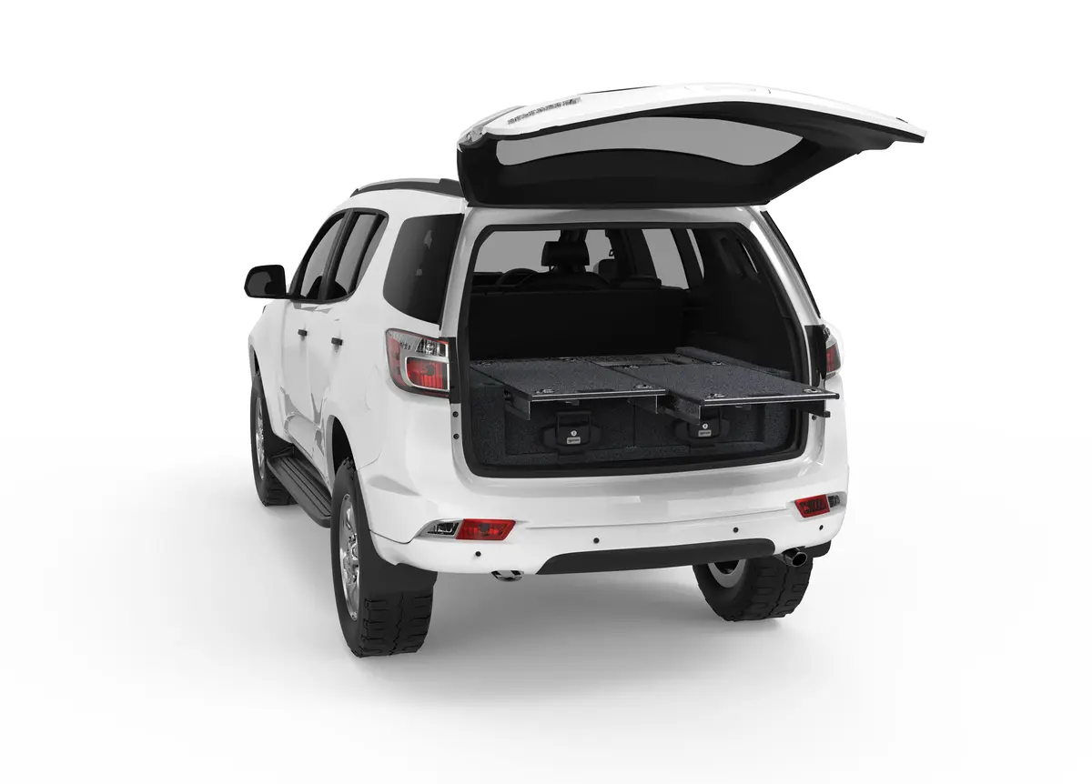 Holden Colorado (2014-2020) 4Wd Interiors Dual Roller Floor Drawers 7 Wagon/Trailblazer 1