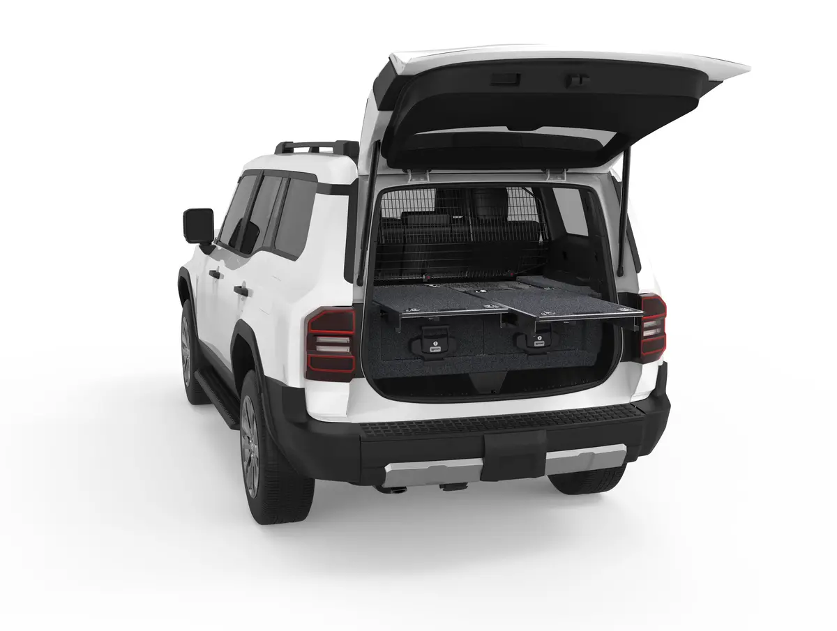 Toyota Landcruiser Prado 250 Series (2024-2026) Altitude 4Wd Interiors Dual Roller Floor Drawers 1