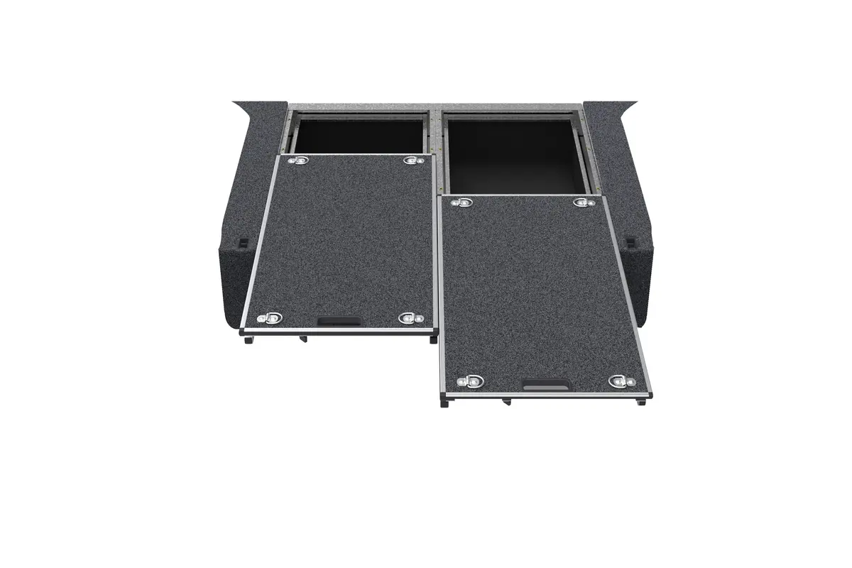 Toyota Landcruiser 300 Series (2021-2025) 5 Seat 4Wd Interiors Dual Roller Floor Drawers 2