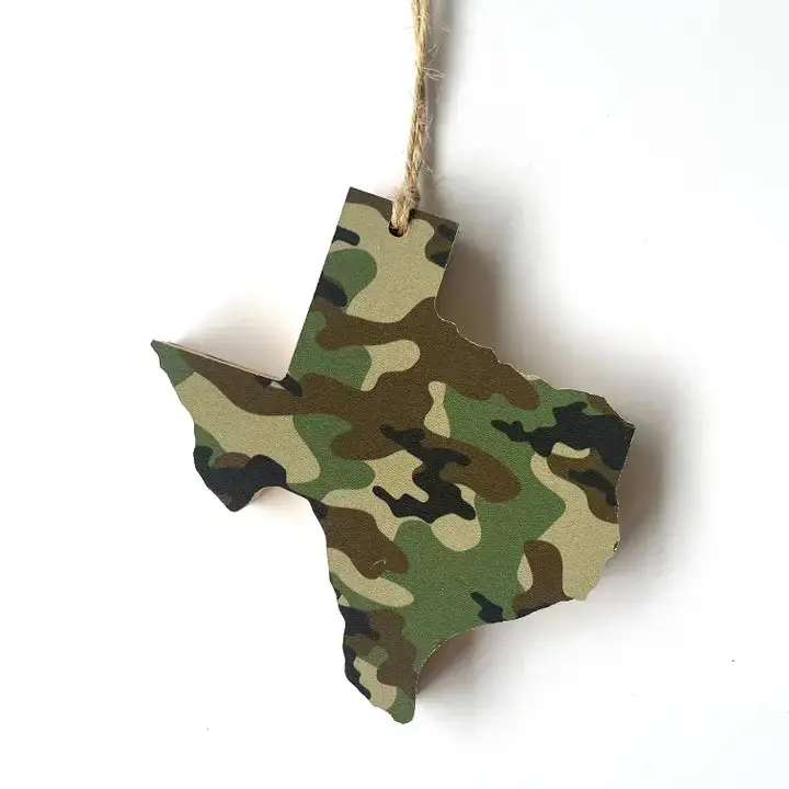 Camo Texas Ornamnet 1