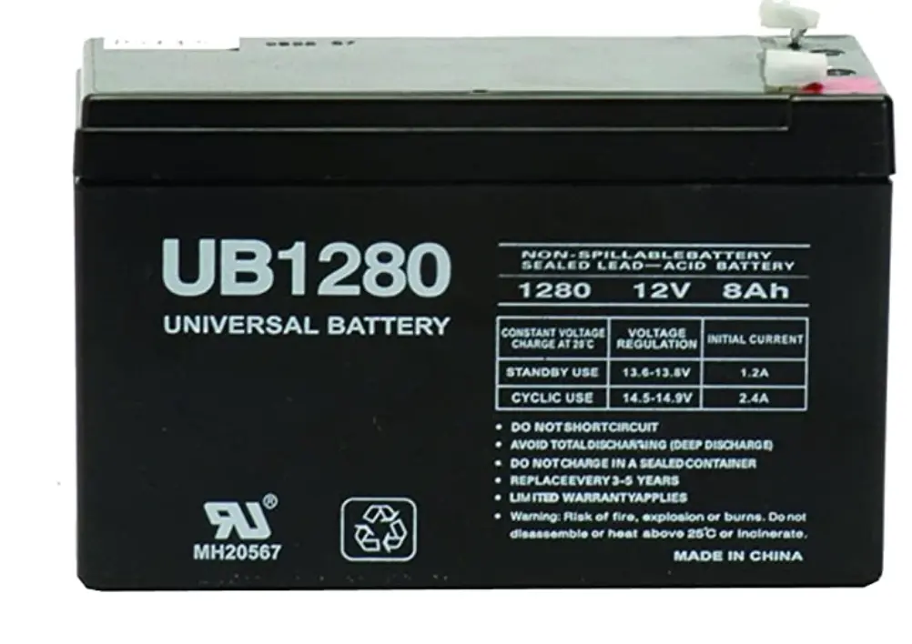 Asf: 12-Volt 8-Amp Battery 1