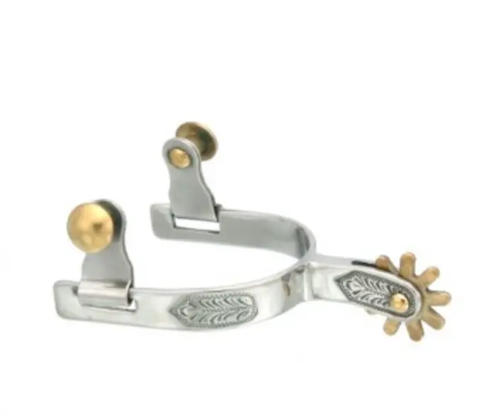 Tough1 Youth Chrome Plated Spurs 1