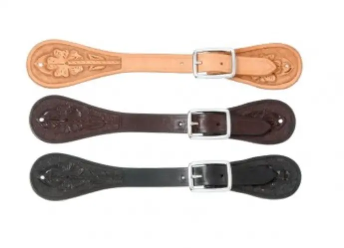 Royal King Floral Stamp Spur Strap 1