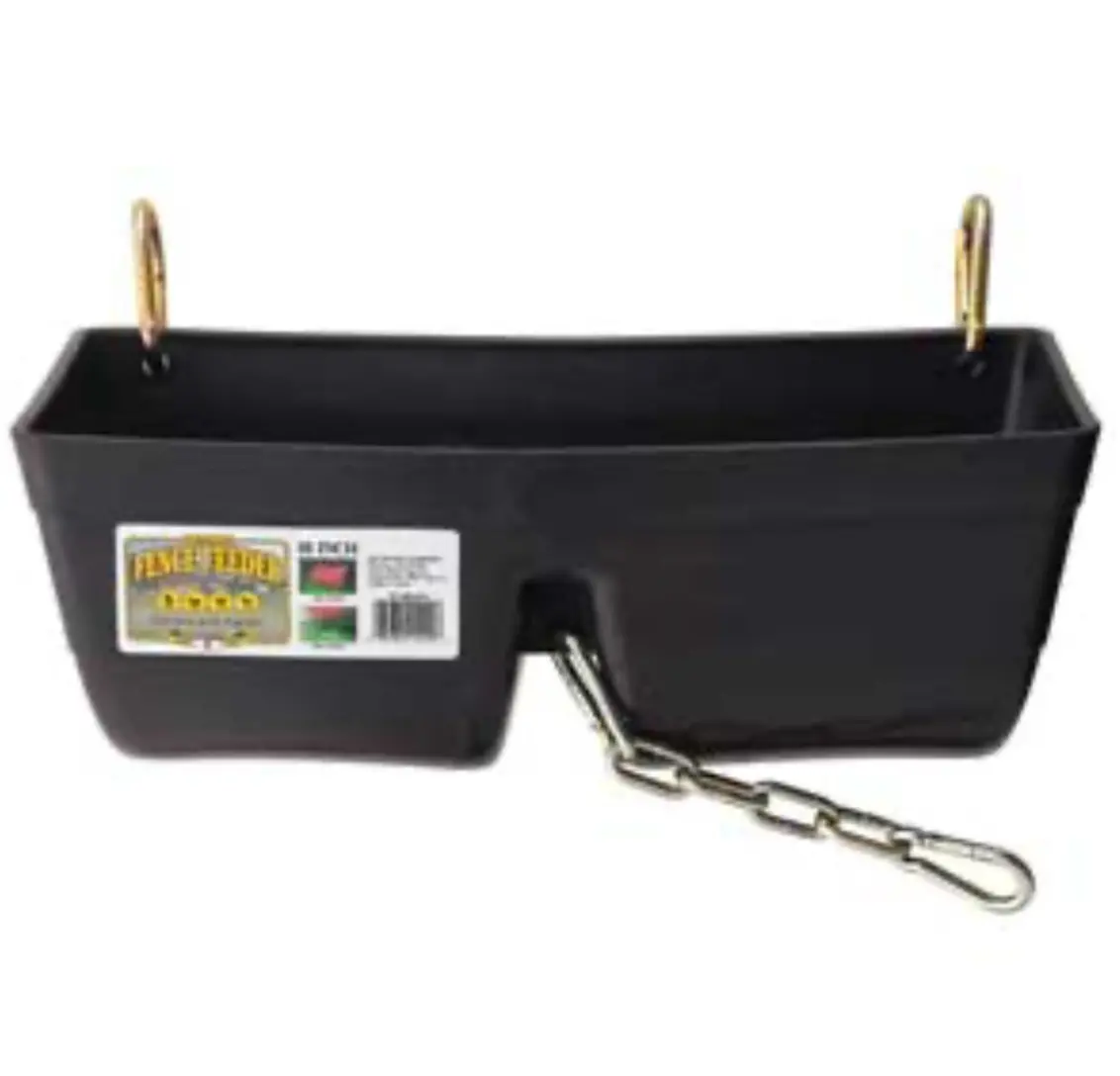 Fence Feeder - 16 Inch - Black 1