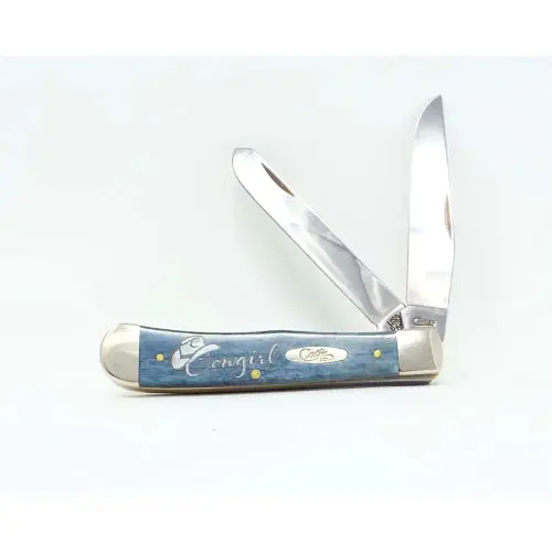 Case Xx - Case Smooth Gray Bone Cowgirl Trapper 1