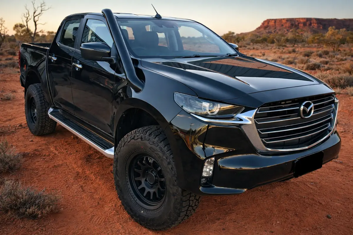 Mazda Bt-50 (2021-2027) Tf Phat Bars 4" Stainless Snorkel 1