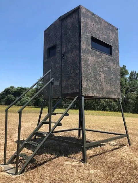 5X5 Bushlan Outfitter Deer Blinds 4’Ft Tower 1