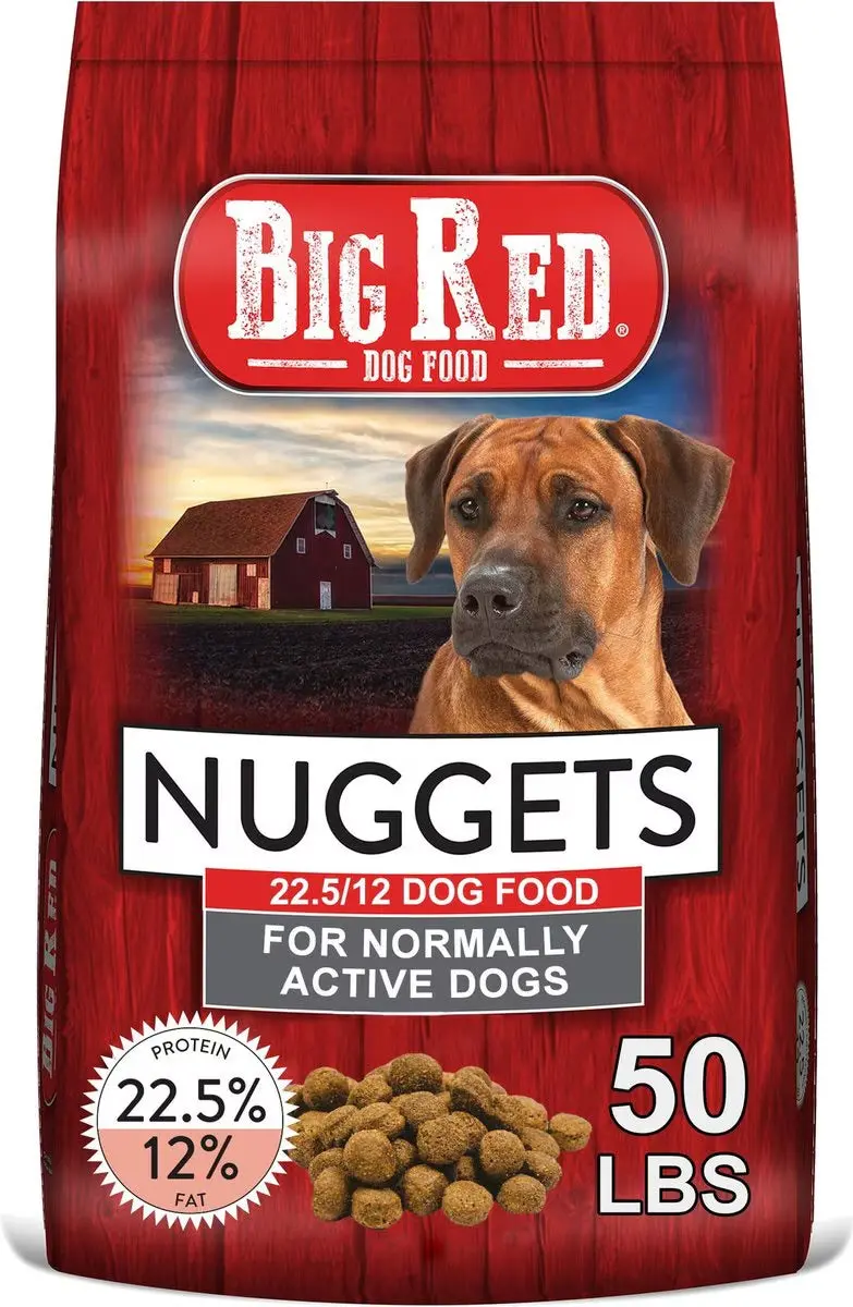 Big Red Nuggets Dry Dog Food, 50-Lb Bag 1