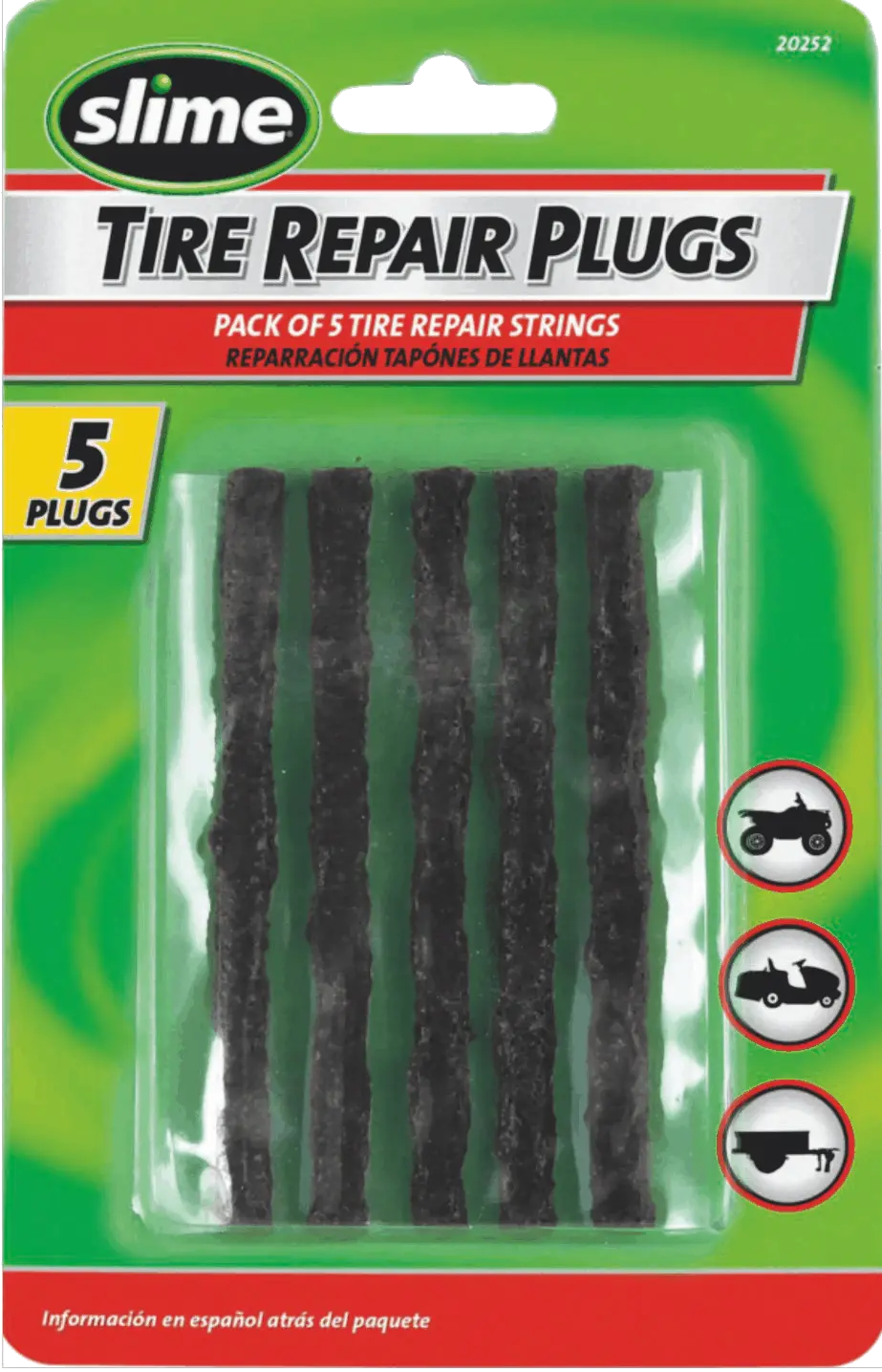 Slime Tire Repair Plugs 5Pk 1