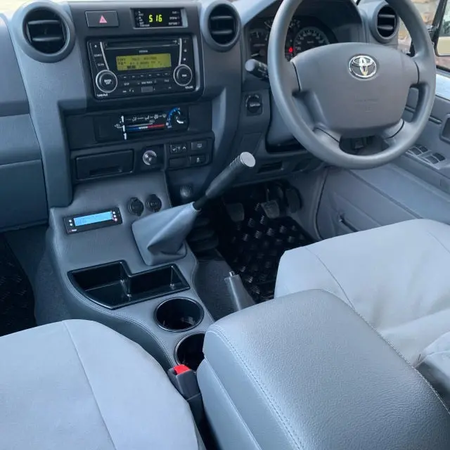 Toyota Landcruiser (2016-2021) 79 Series Single Cab Full Length Floor Console - Design 10 - Department Of Interior 1
