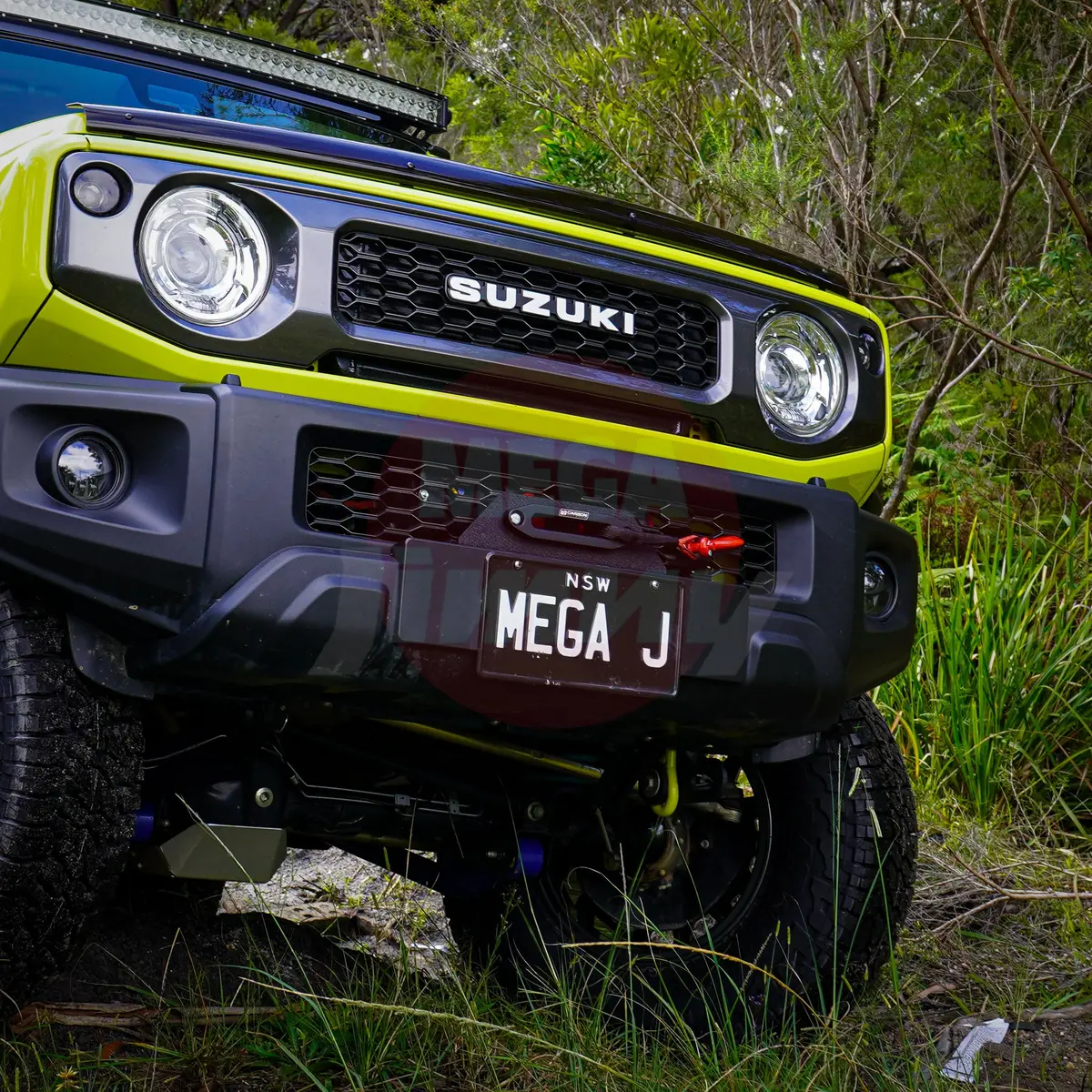 Mg-X Front Hidden Winch Mount (Jb74/Jc74 Jimny) 1