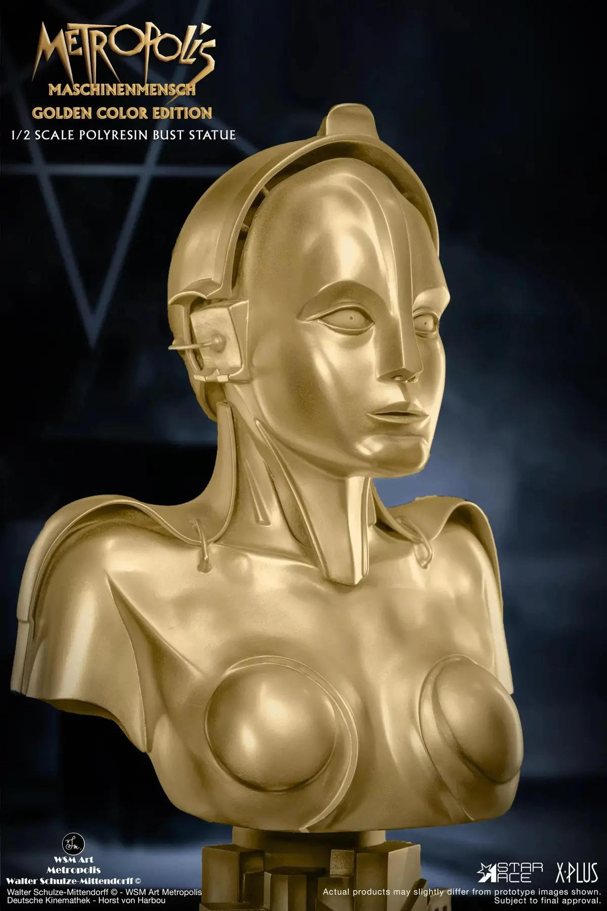 Metropolis (1927): Maschinenmensch Maria (Metallic Gold Color Edition) (Pre-Order) 1