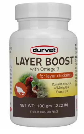 Durvet: Layer Boost W/Omega 3100Gm 1