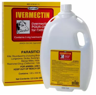 Durvet: Ivermectin Pour-On - 2.5 L 1