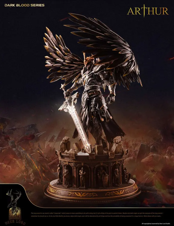 Deer Lord Studio Dark Blood Series King Arthur Statue 1