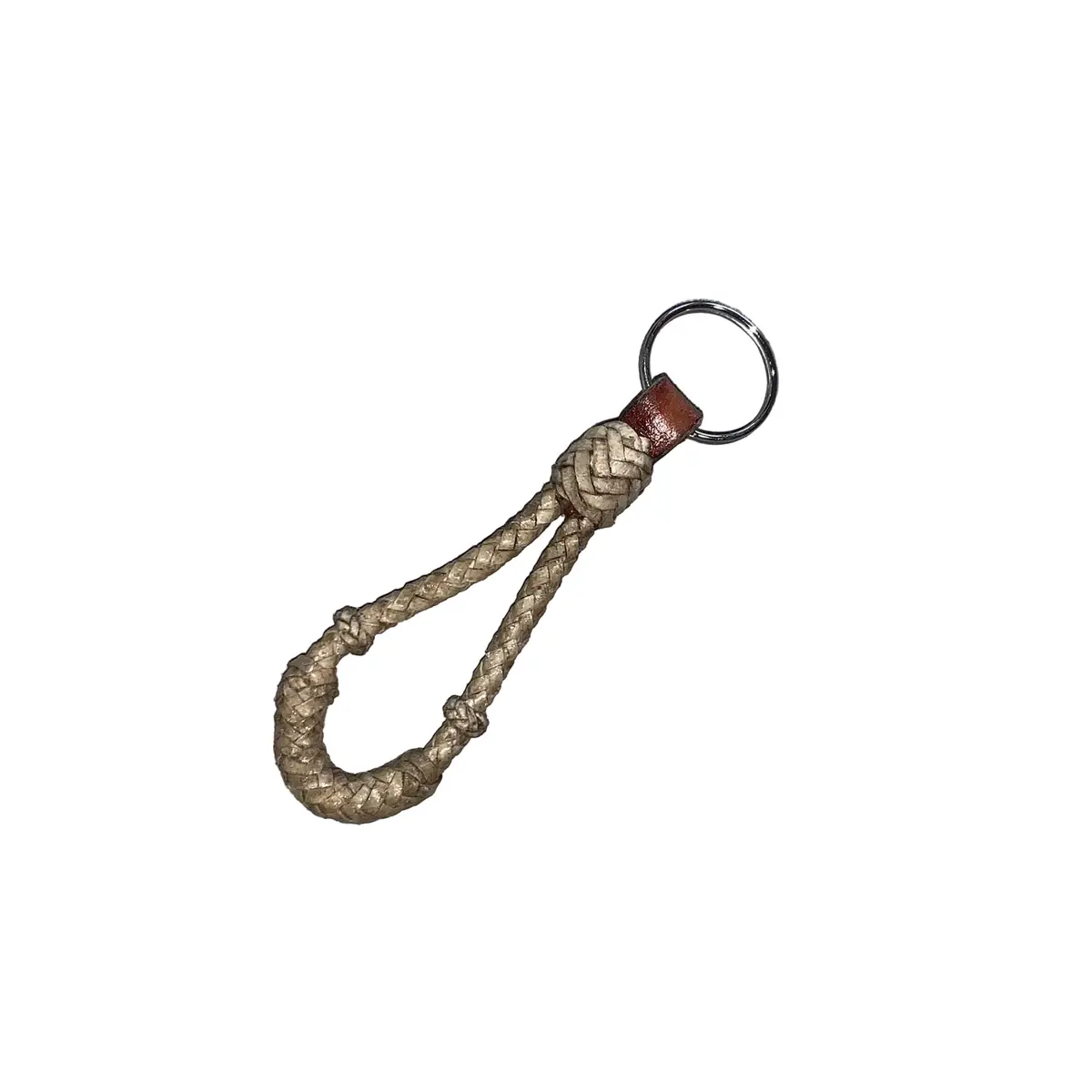 Braided Rawhide Bosal Keychain 1
