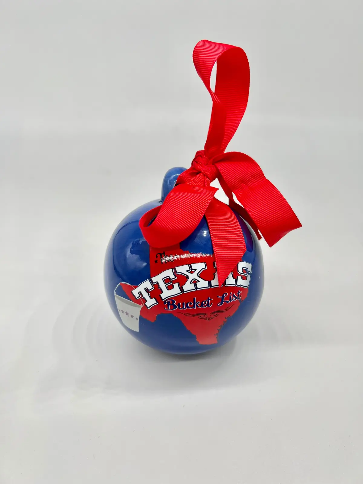 The Texas Bucket List Ornament - Ceramic 1