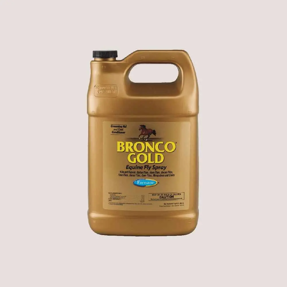 Bronco Gold Fly Spray Gal 1