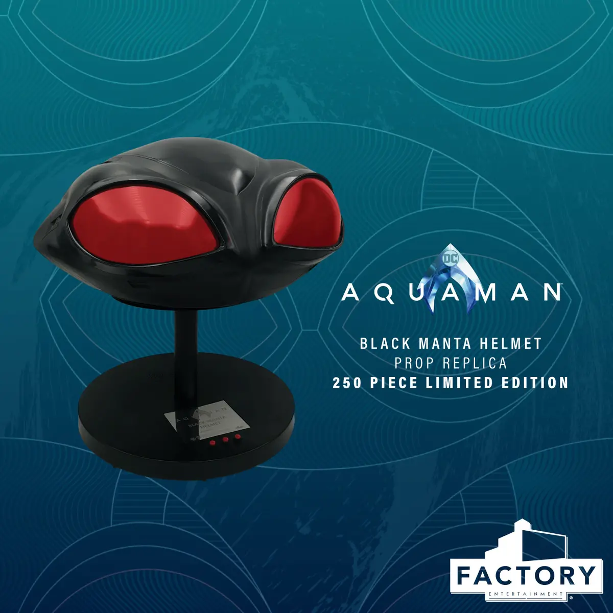 Dc Aquaman: Black Manta Helmet 1