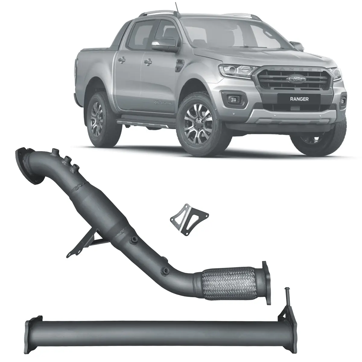 Redback Extreme Duty Exhaust Dpf Adaptor Kit For Ford Ranger 3.2L (07/2016 - 05/2022) 2