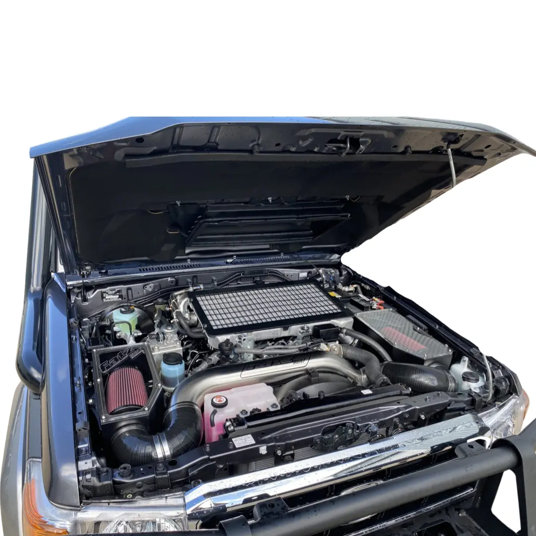 Toyota Landcruiser 70 Series Dual Stainless Snorkel/ Dual Airbox Ultimate Fatz Fabrication Package 1