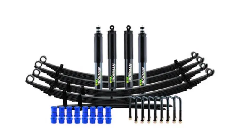 Nissan Patrol (1987-1997) Y60 Gq Cab Chassis (Leaf / Leaf) 40-70Mm Adjustable Suspension Lift Kit - Ironman Foam Cell Pro 1